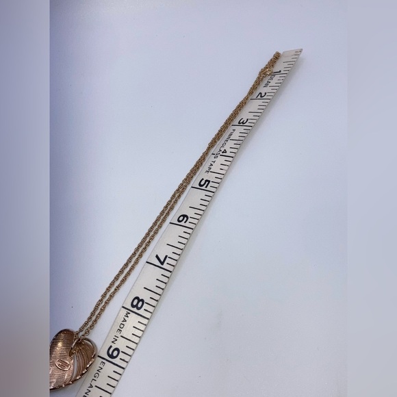 Vtg Michelle Lynn Matte Black Enamel Tropical Leaf Necklace 18” + 1.2” Pendant - Picture 6 of 6